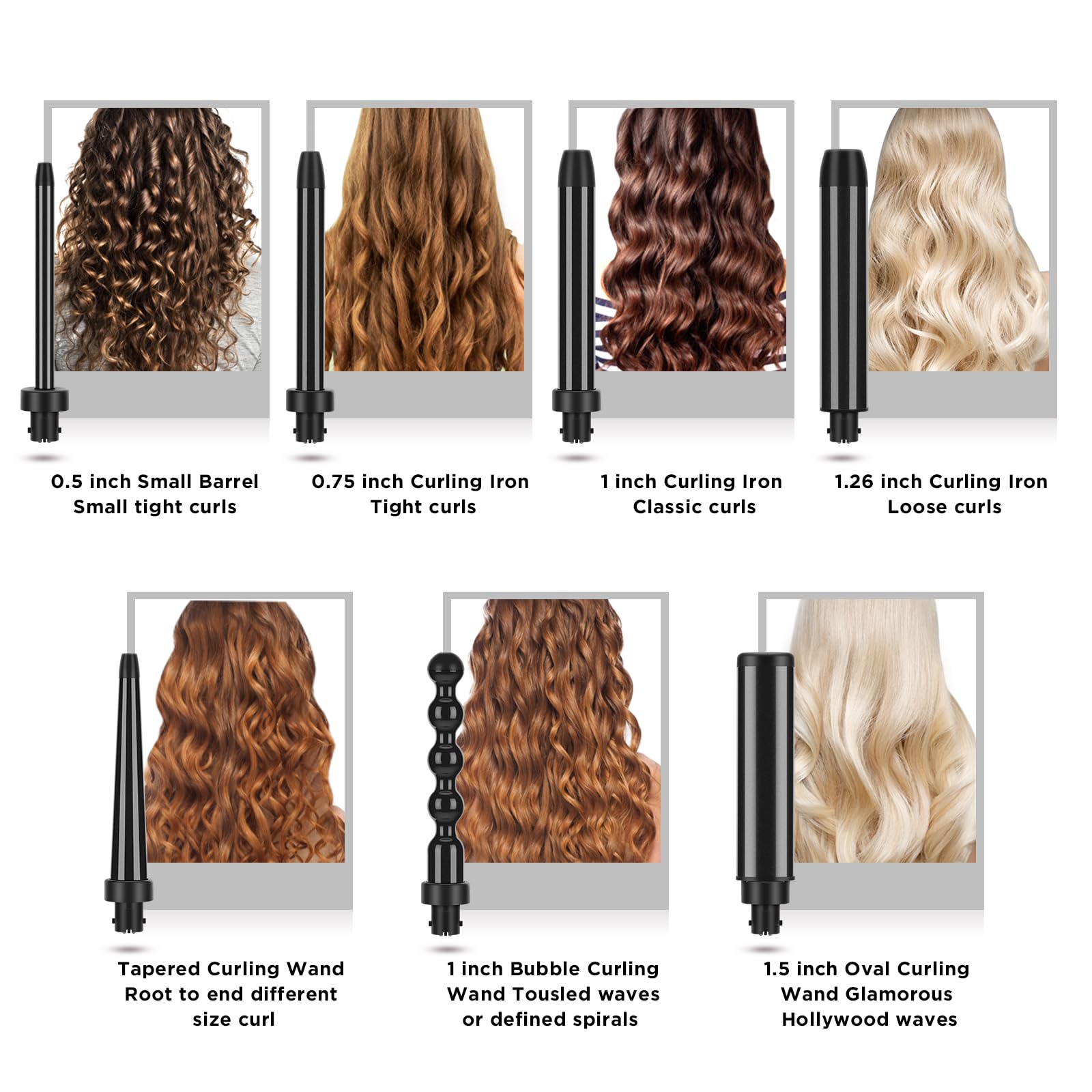 PARWIN PRO BEAUTY diamond ceramic barrels delivering smooth, shiny results.