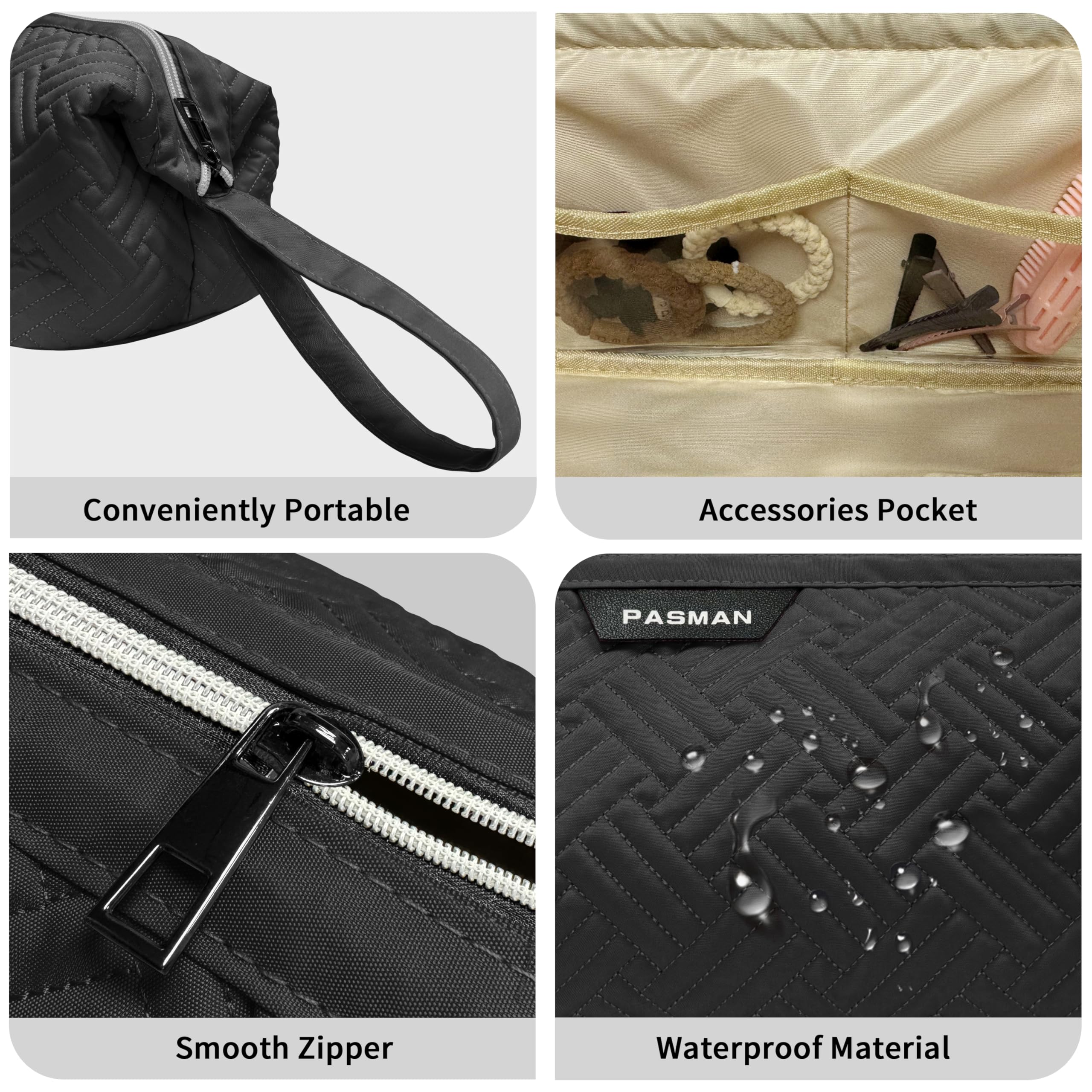 PASMAN Shark Flex Style Case compact travel-ready design fits luggage and countertops.
