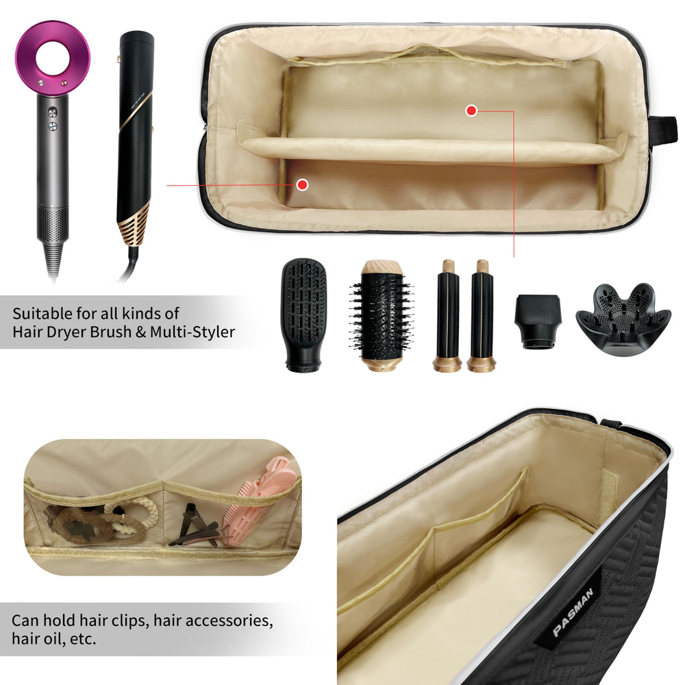 PASMAN Shark Flex Style Case zippered pockets organize small accessories for quick prep.