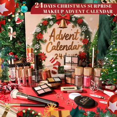 PASNOWFU Advent Calendar contents layout featuring a curated 24-day makeup selection.