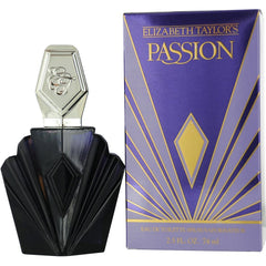 Passion by Elizabeth Taylor EDT spray bottle, versatile day-to-night fragrance option.
