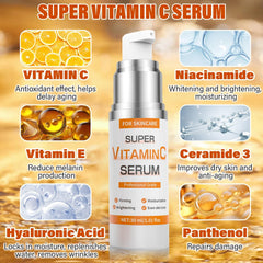 Pasver Isles Super C Serum gentle dispense pump—easy daily use in routine.