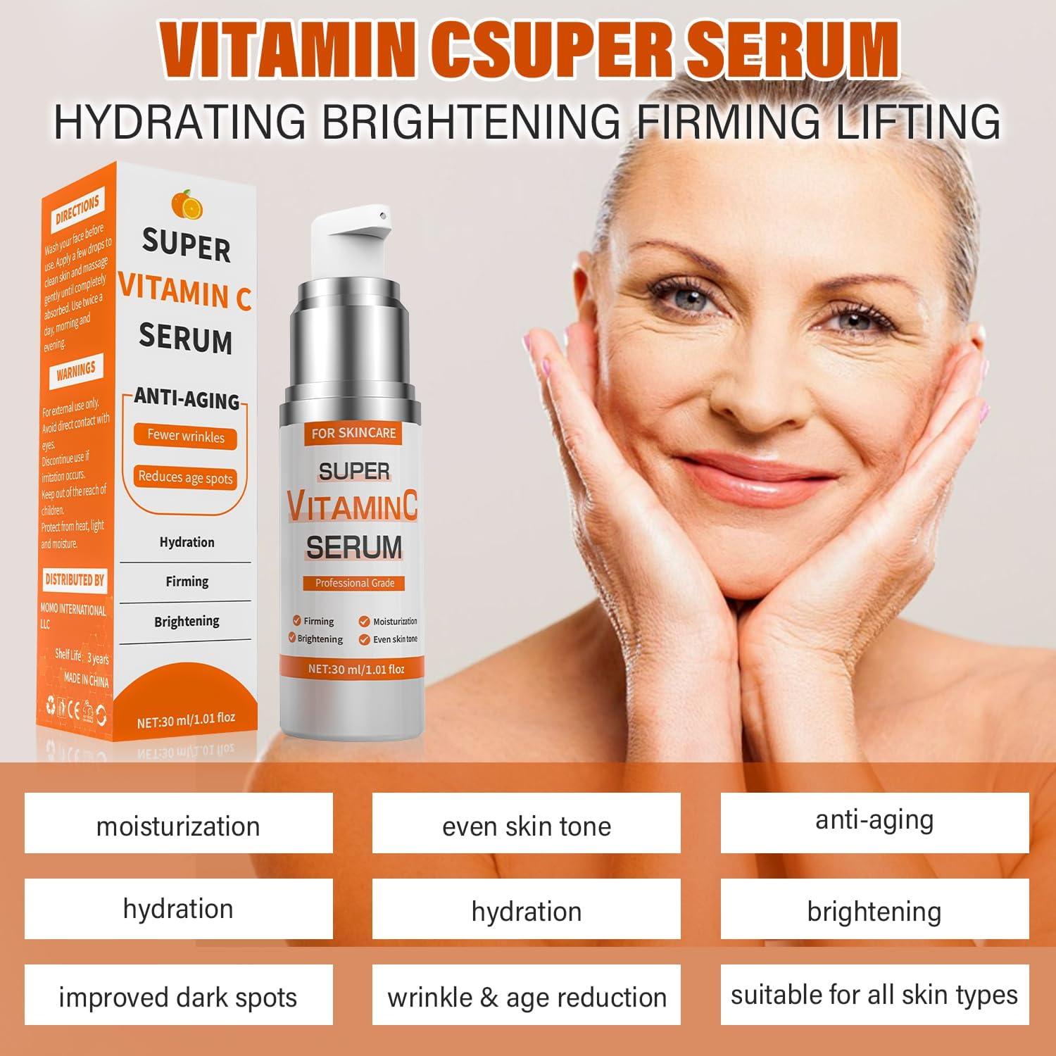 Pasver Isles Super C Serum nighttime routine application snapshot—promising hydration overnight.