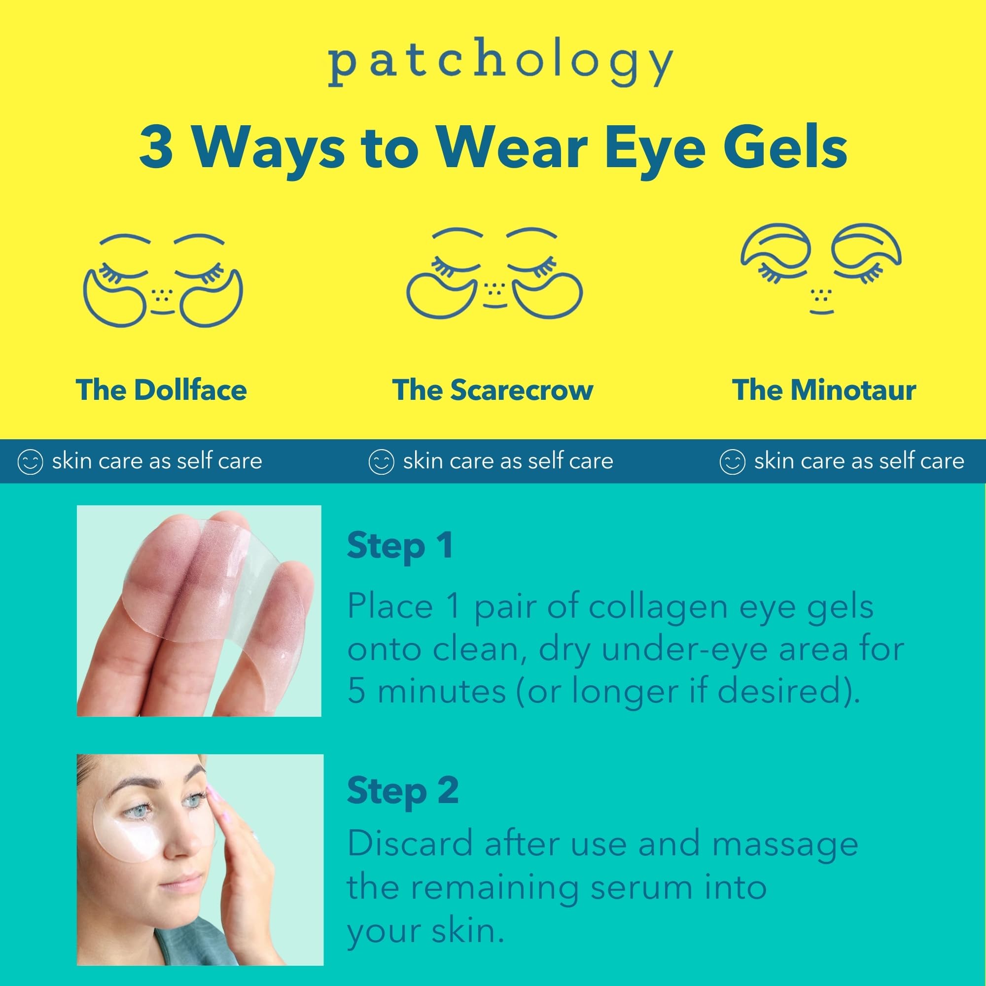 Patchology All Eyes On You travel kit image demonstrates convenient nightly eye care on the go.