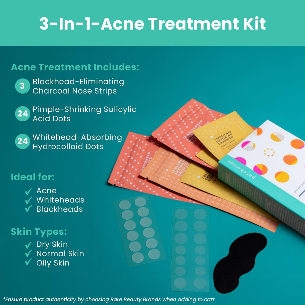 Patchology Breakout Box hydrocolloid dots absorbing impurities while remaining invisible