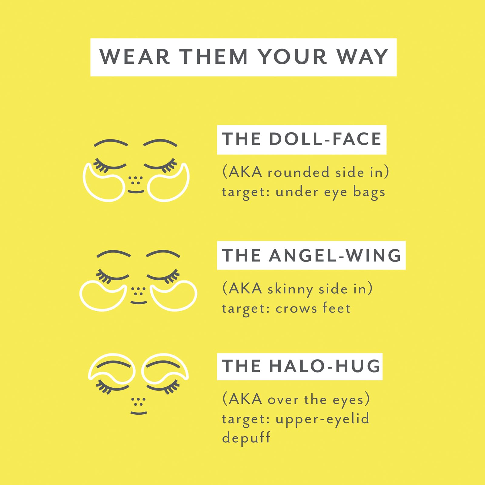 Patchology hydrating eye patches with cooling effect on under-eye area