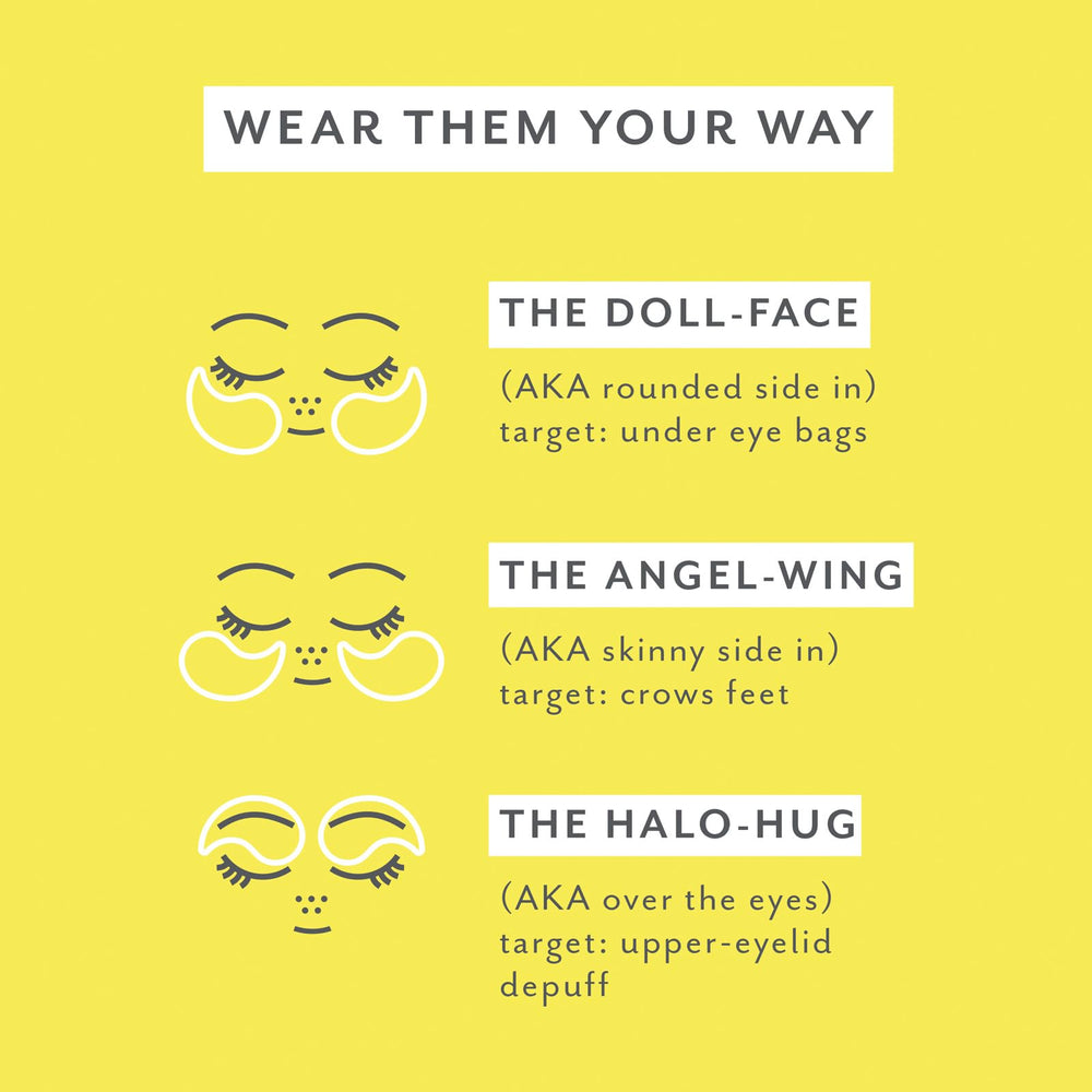 Patchology hydrating eye patches with cooling effect on under-eye area