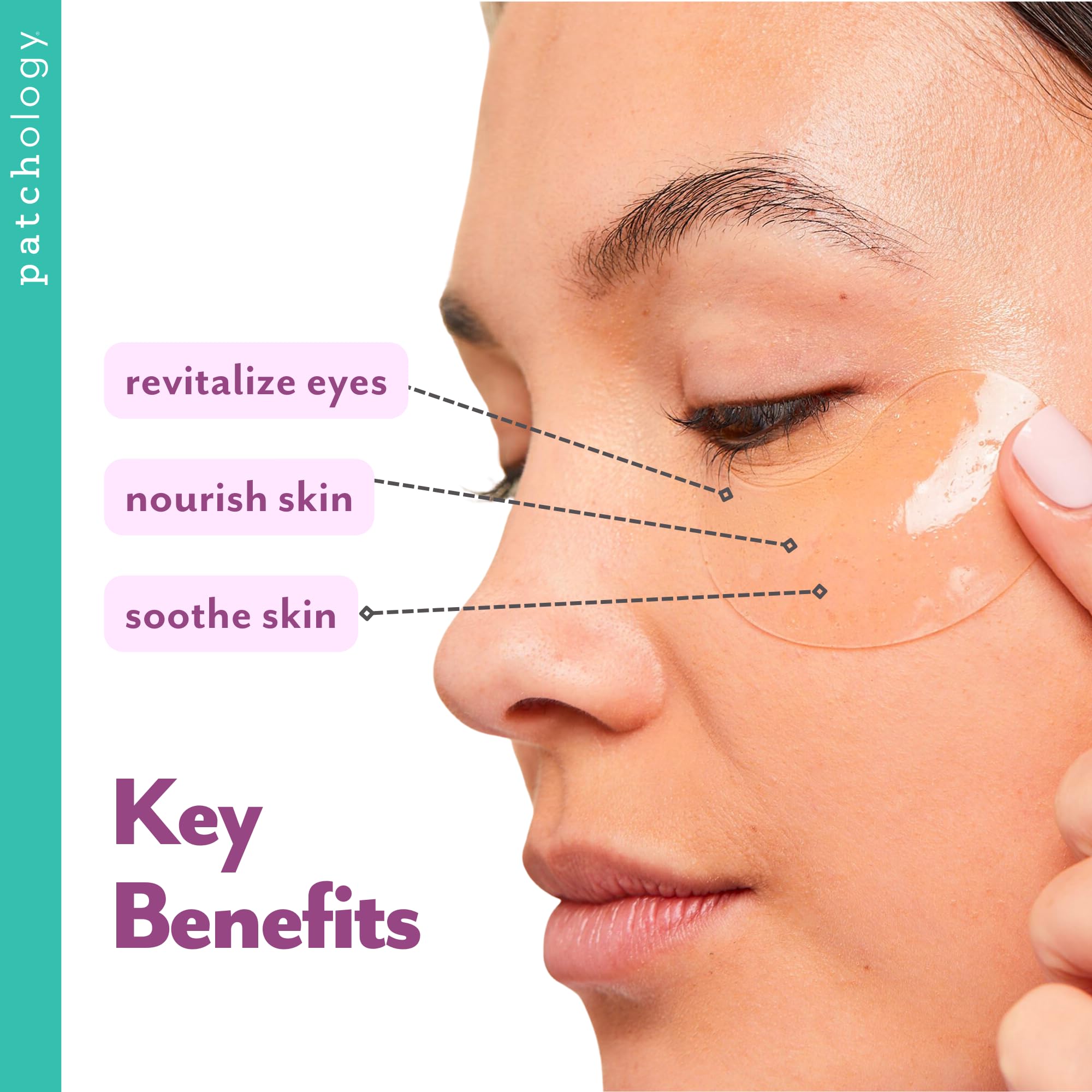 Patchology Niacinamide serum ingredient closeup signals moisture retention.