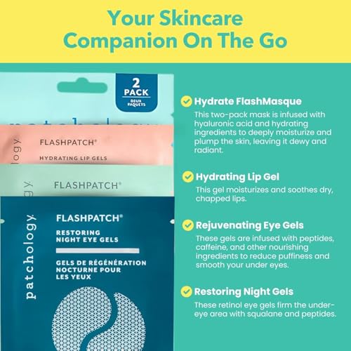Patchology On The Fly hydrating face masks for instant moisture