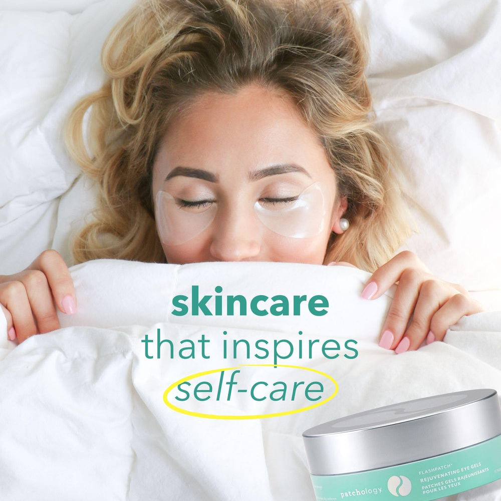 Patchology quick self-care eye patch ritual for spa-like pampering in minutes.