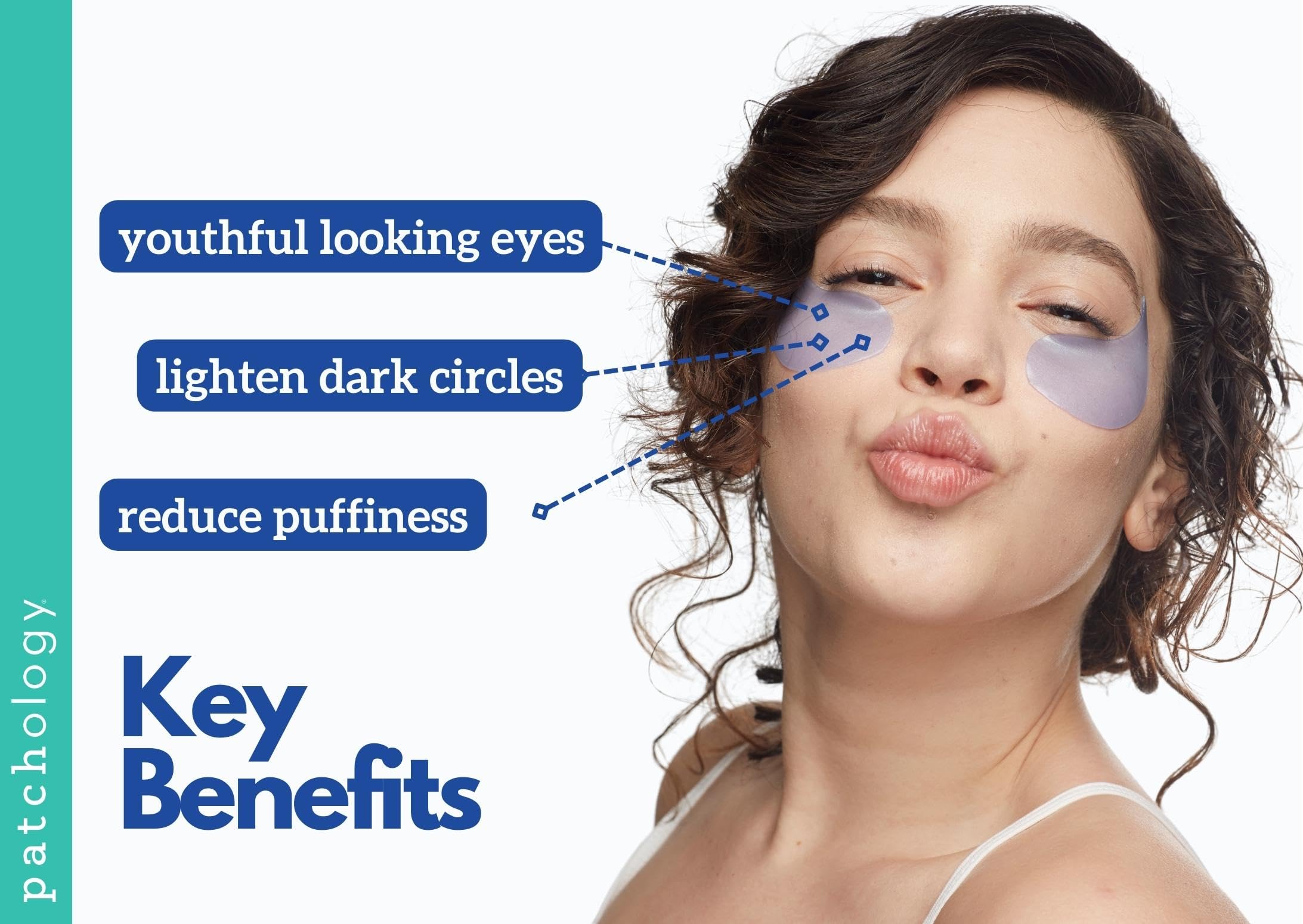 Patchology Restoring Eye Patches close-up texture for smoothing fine lines.