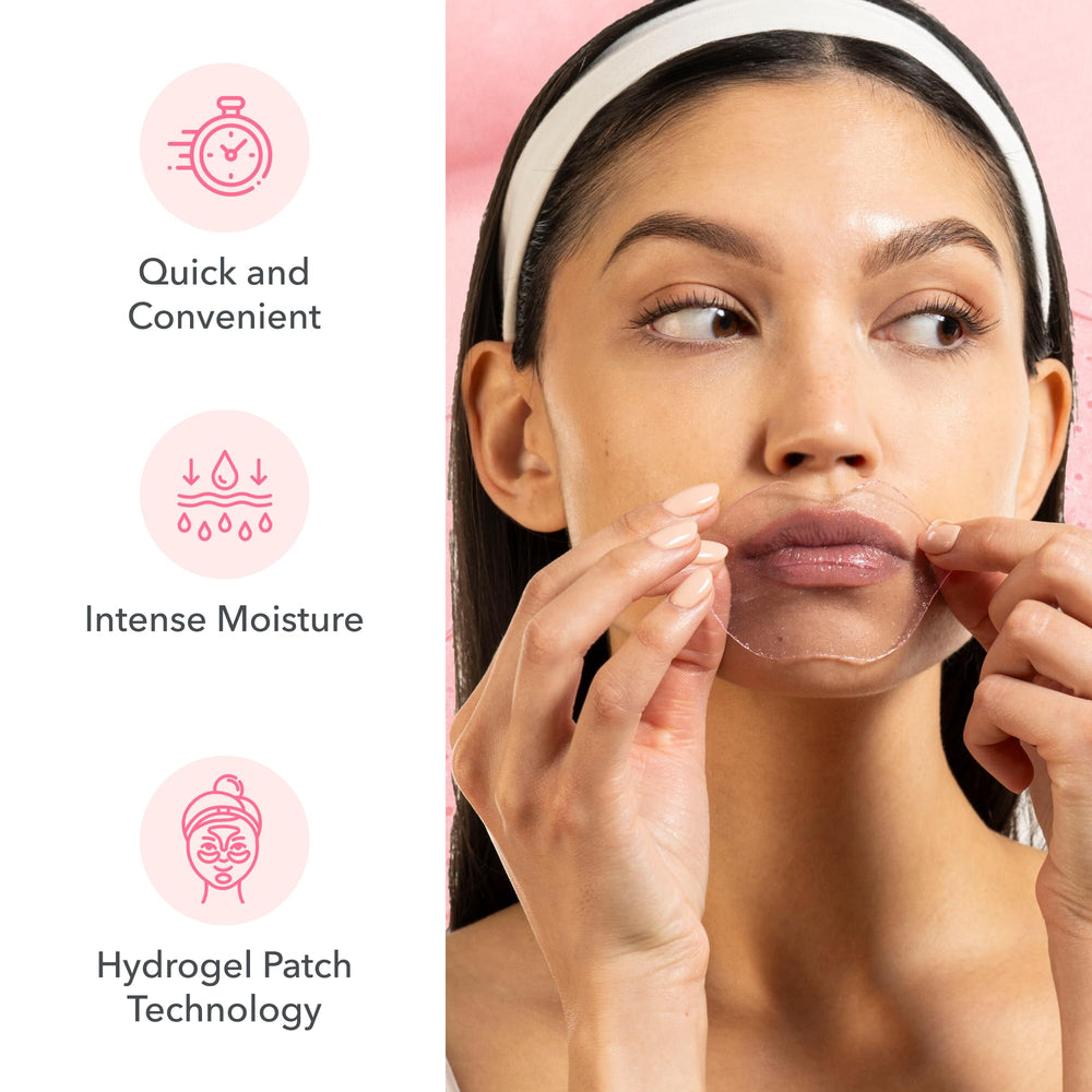 Patchology Serve Chilled Rosé Lip Mask resveratrol illustration suggests antioxidant-friendly moisture.