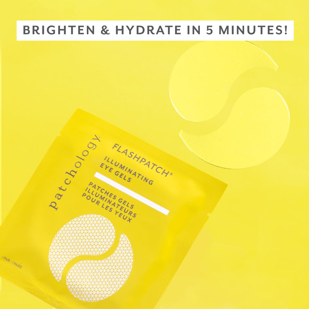 Patchology under-eye patches applied before makeup for smoother, rested-looking skin