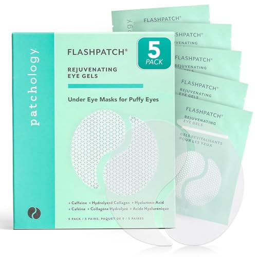 Patchology under-eye patches packaging close-up for travel-ready refresh.