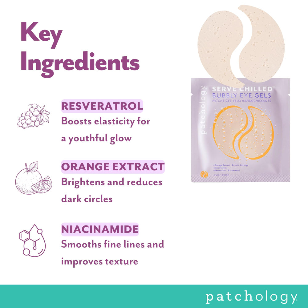 Patchology Vitamin C orange extracts illustrate brightening and antioxidant support.
