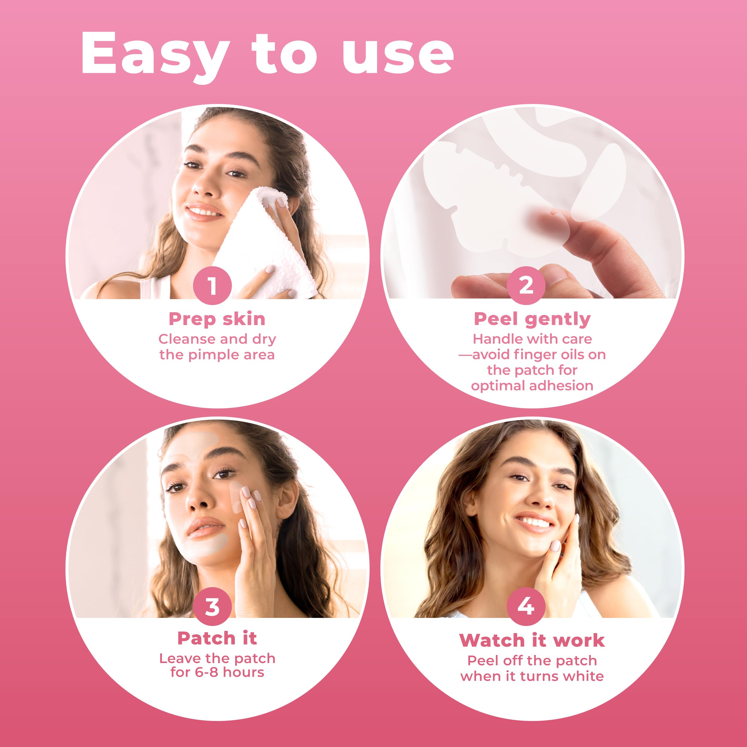 PatchRx full-face hydrocolloid mask worn openly for day or night use