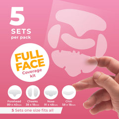 PatchRx hydrocolloid patches close-up demonstrate absorption while you sleep