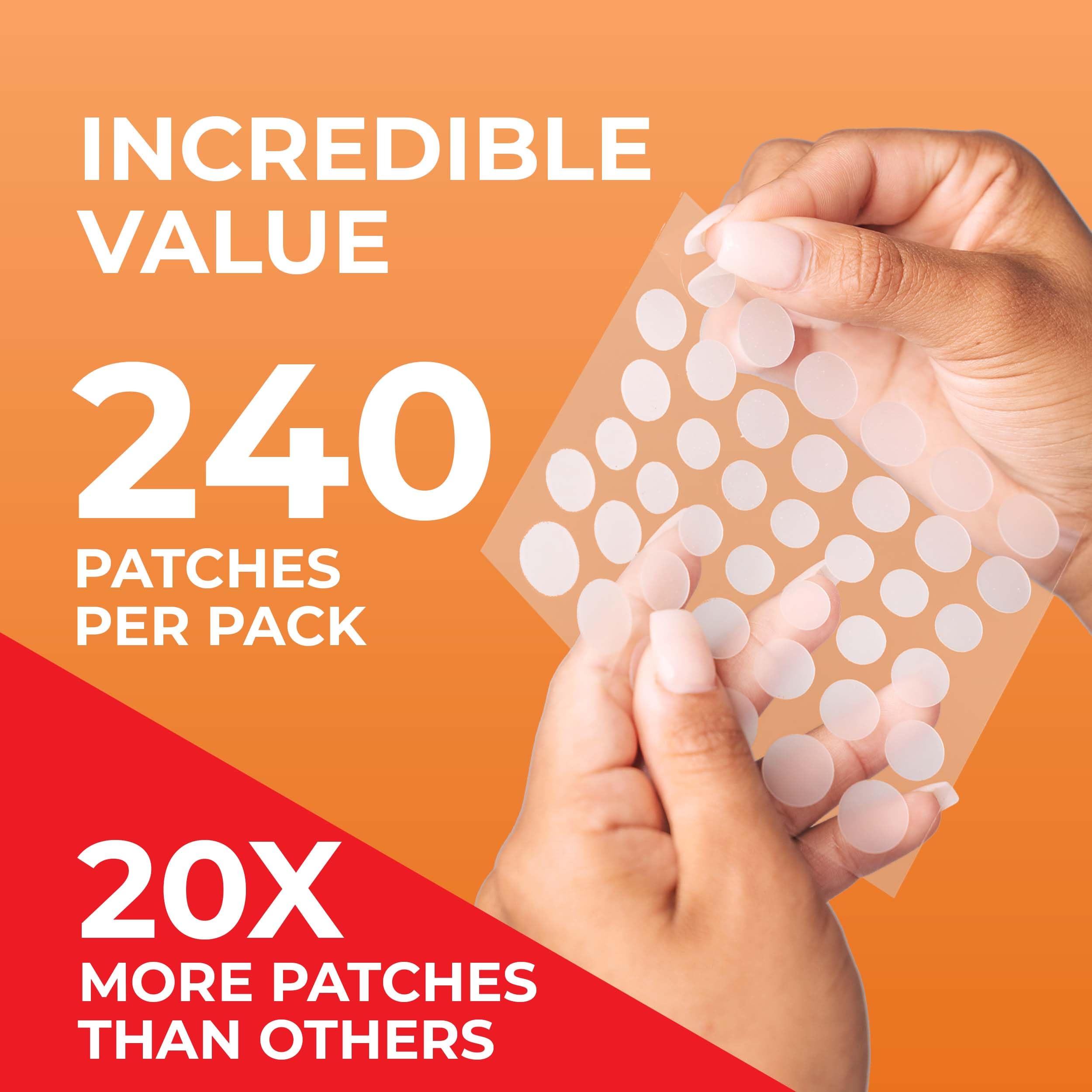 PatchRx pimple patches apply on skin for quick-use discreet wear.