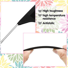 Patelai anti-static, heat-resistant combs glide smoothly for professional styling.
