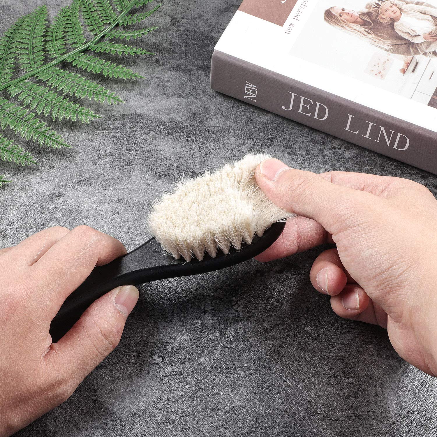 Patelai barber fade brush set 4-piece collection ideal for home or professional barber use.