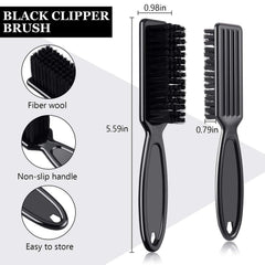Patelai blade cleaning brush with non-slip handle for steady grip during trimming.