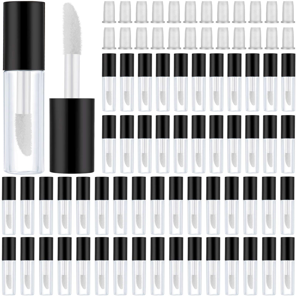Patelai clear mini lip gloss tubes 1.2ml—compact, portable DIY cosmetics on the go.
