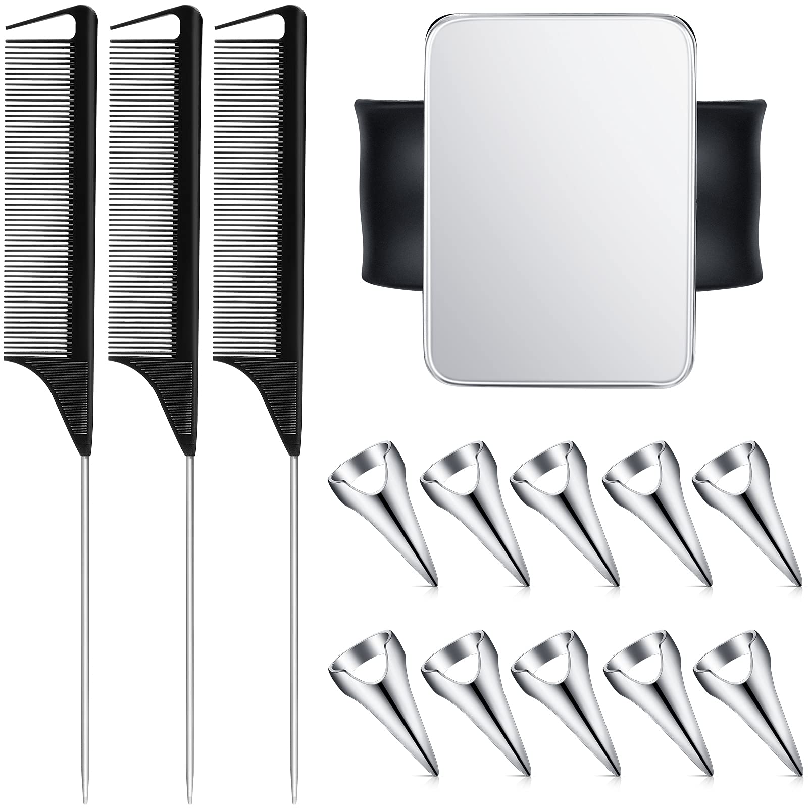 Patelai hair parting ring set for quick daily styling