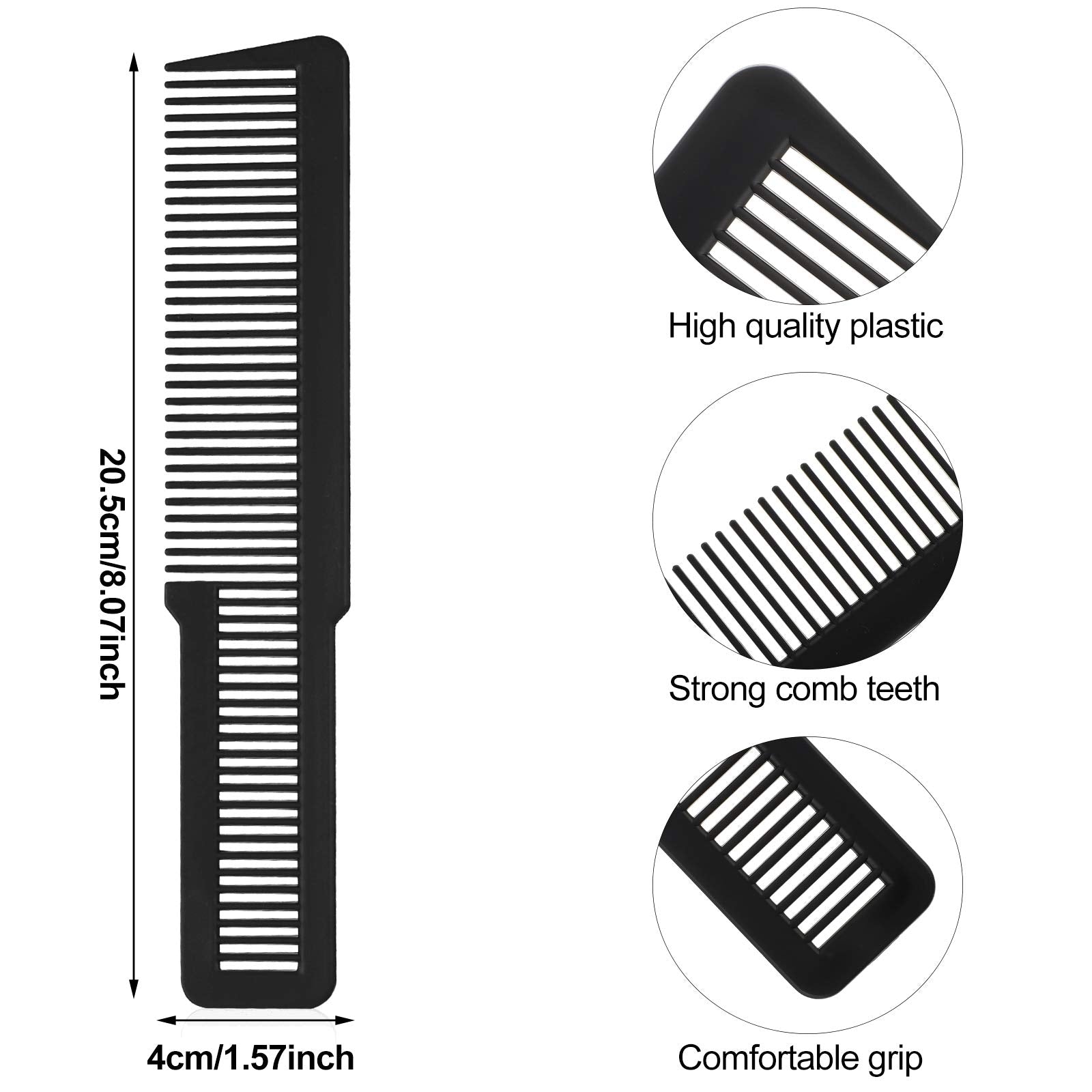 Patelai half-long half-short tooth design close-up for ear-safe trimming