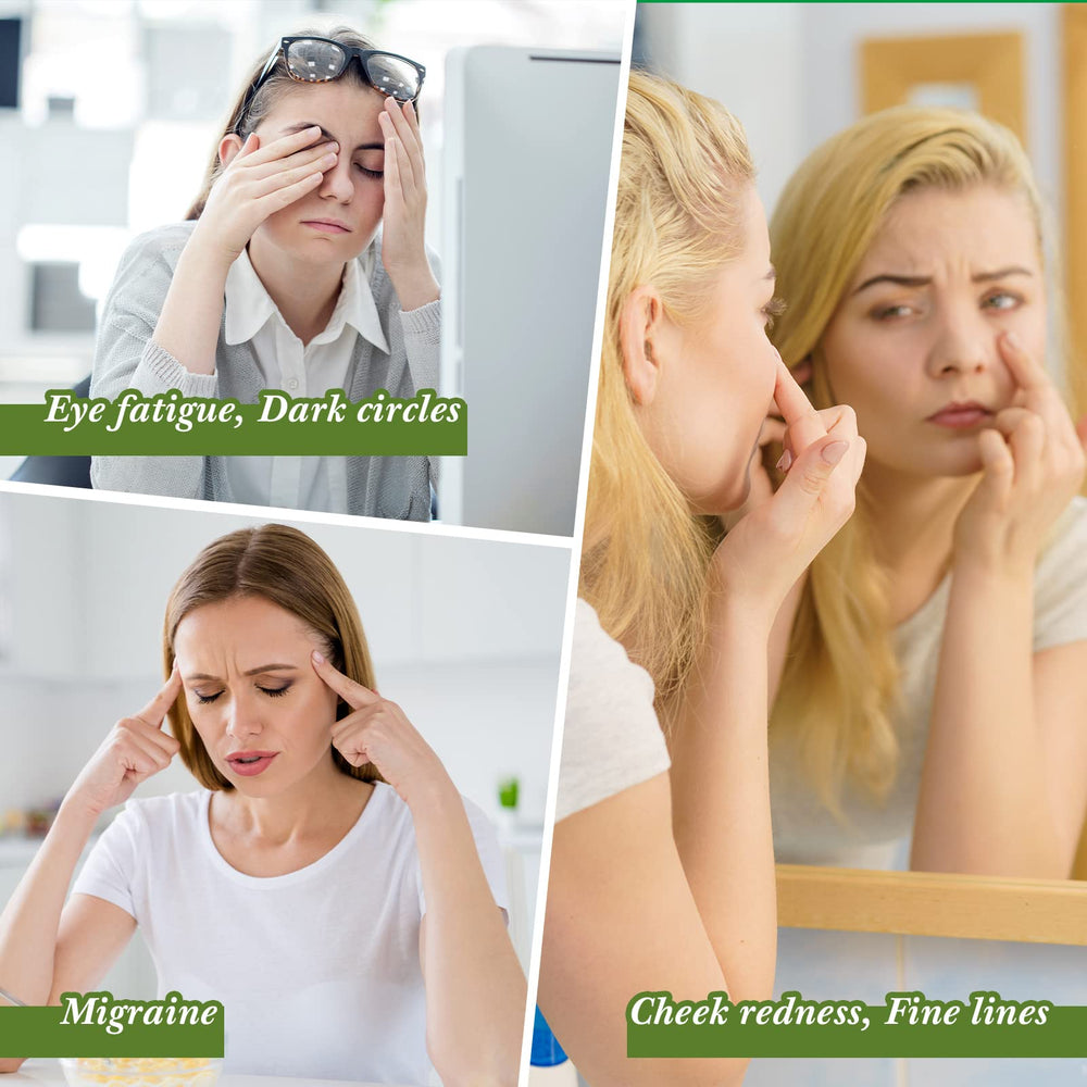 Patelai Jade Mask smooth polished surface for reducing puffiness.