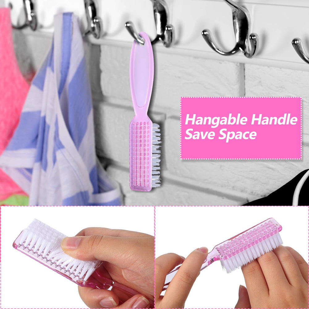 Patelai nail brush hanging-hole design aids convenient storage and organization.