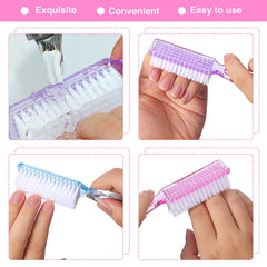 Patelai nail-brush color-differentiation helps distinguish manicure and cleaning tasks.