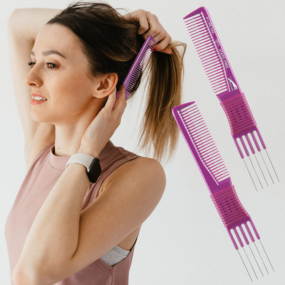 Patelai salon fluffing comb compact size fits in your bag