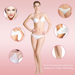 Patelai hair removal pad two sizes versatile for legs, arms, and face