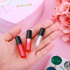 Patelai transparent lip balm containers—refillable and leak-proof for travel.