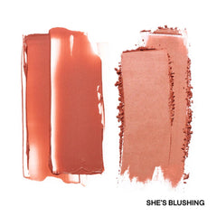 Patrick Ta Major Headlines cream blush swatch highlighting rosy taupe shade for natural flush