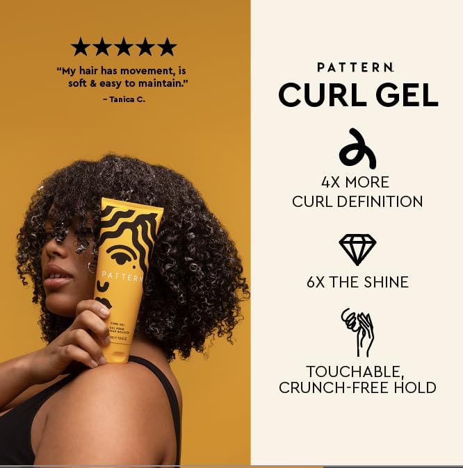 PATTERN Beauty Cacay Oil detail showcasing curl-definition benefits.