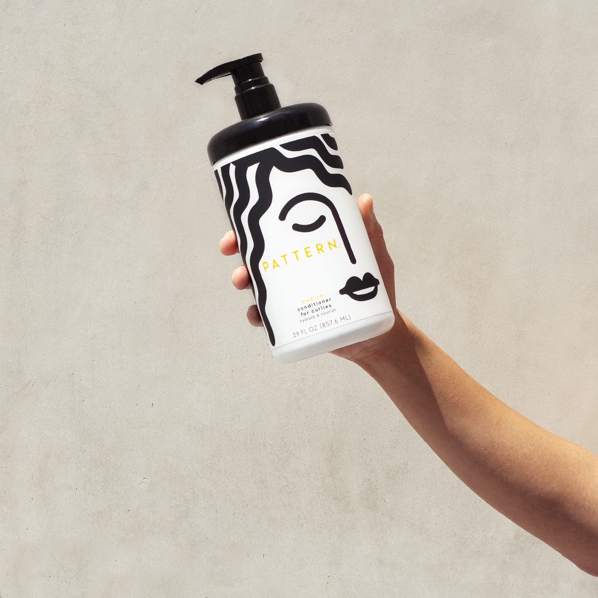 PATTERN Beauty 3B-4C curls conditioner offers definition and softness.