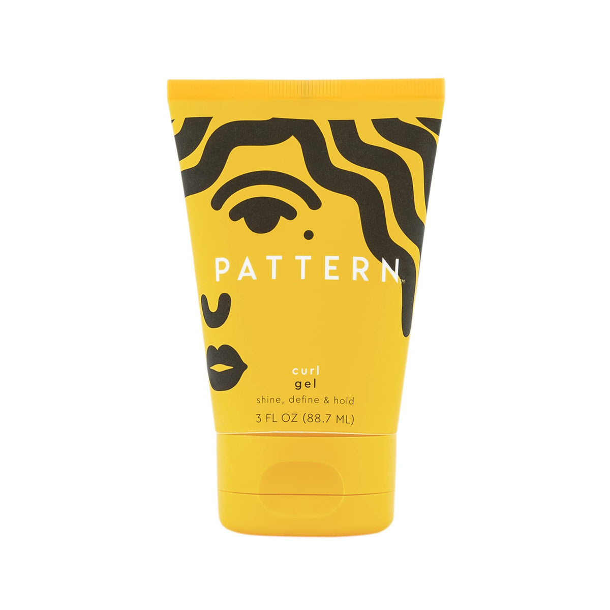 PATTERN Beauty mini curl gel bottle closeup, travel-size for defined, flexible curls on the go.
