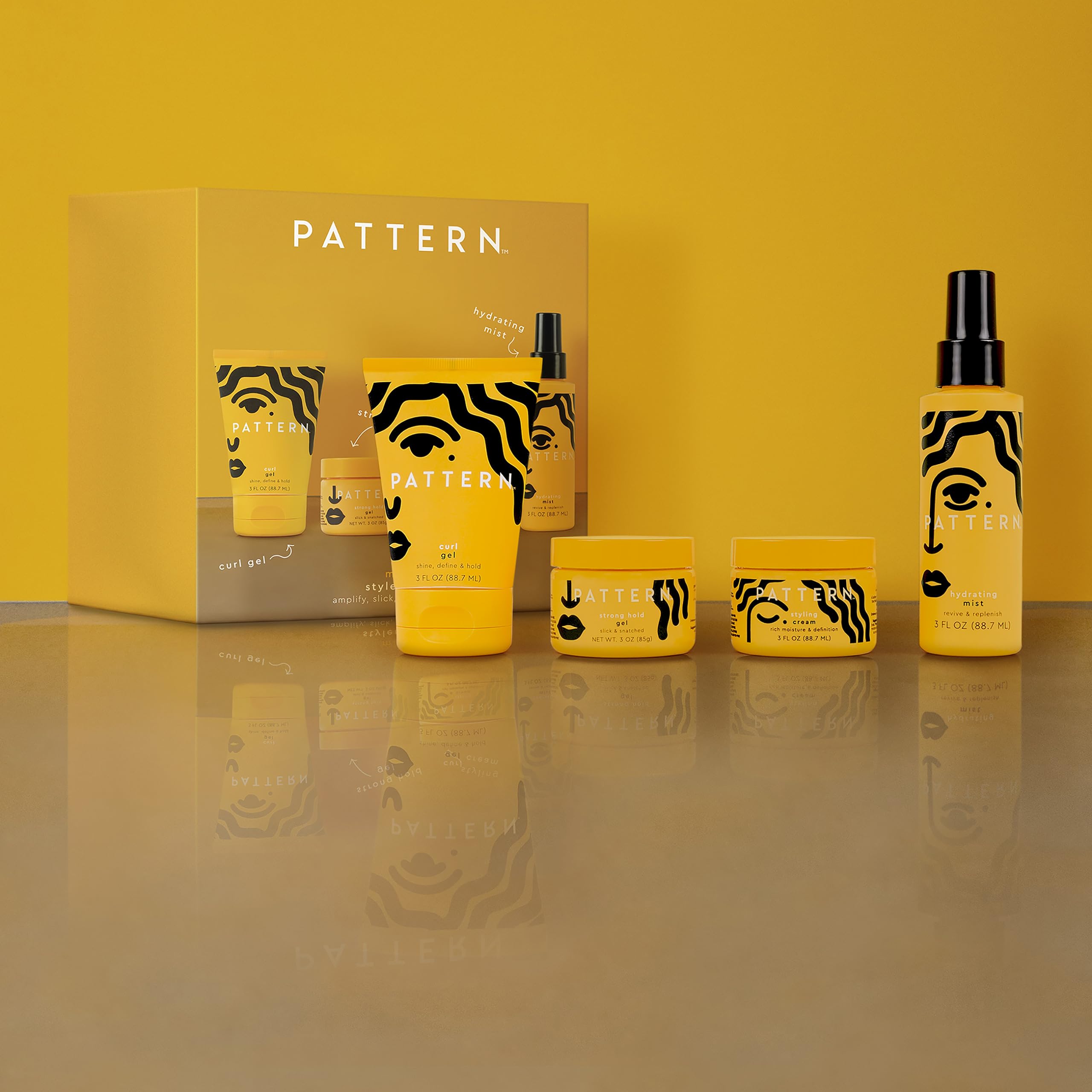 PATTERN Beauty mini stylers kit open box showcases travel-ready curl must-haves
