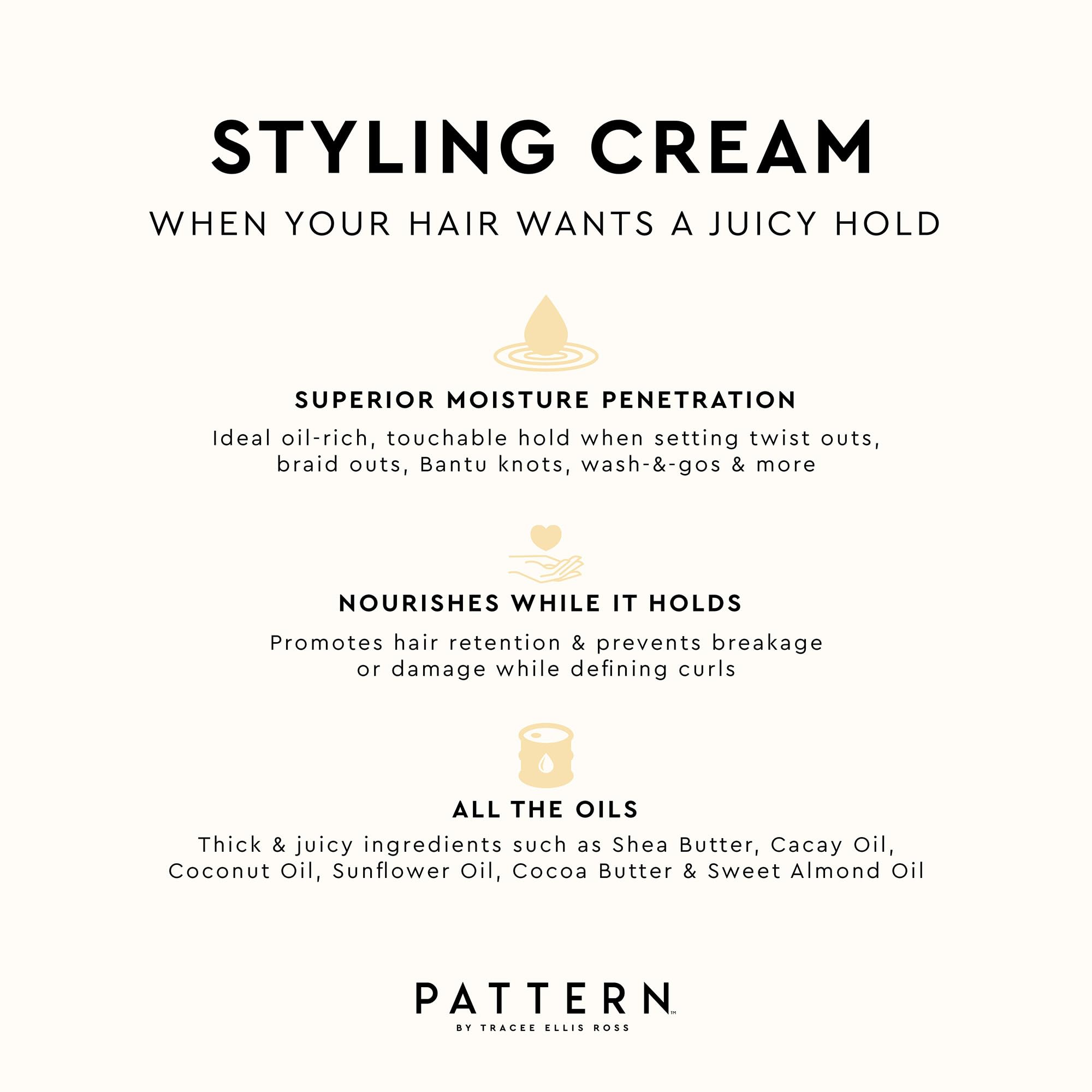 PATTERN Styling Cream formula is color-safe and silicone-free.
