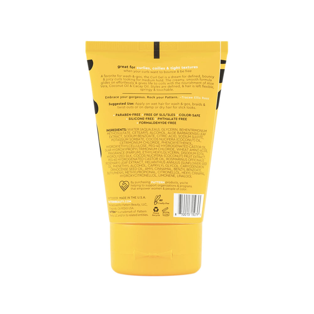 PATTERN Beauty creamy gel texture ready for quick, effortless styling.