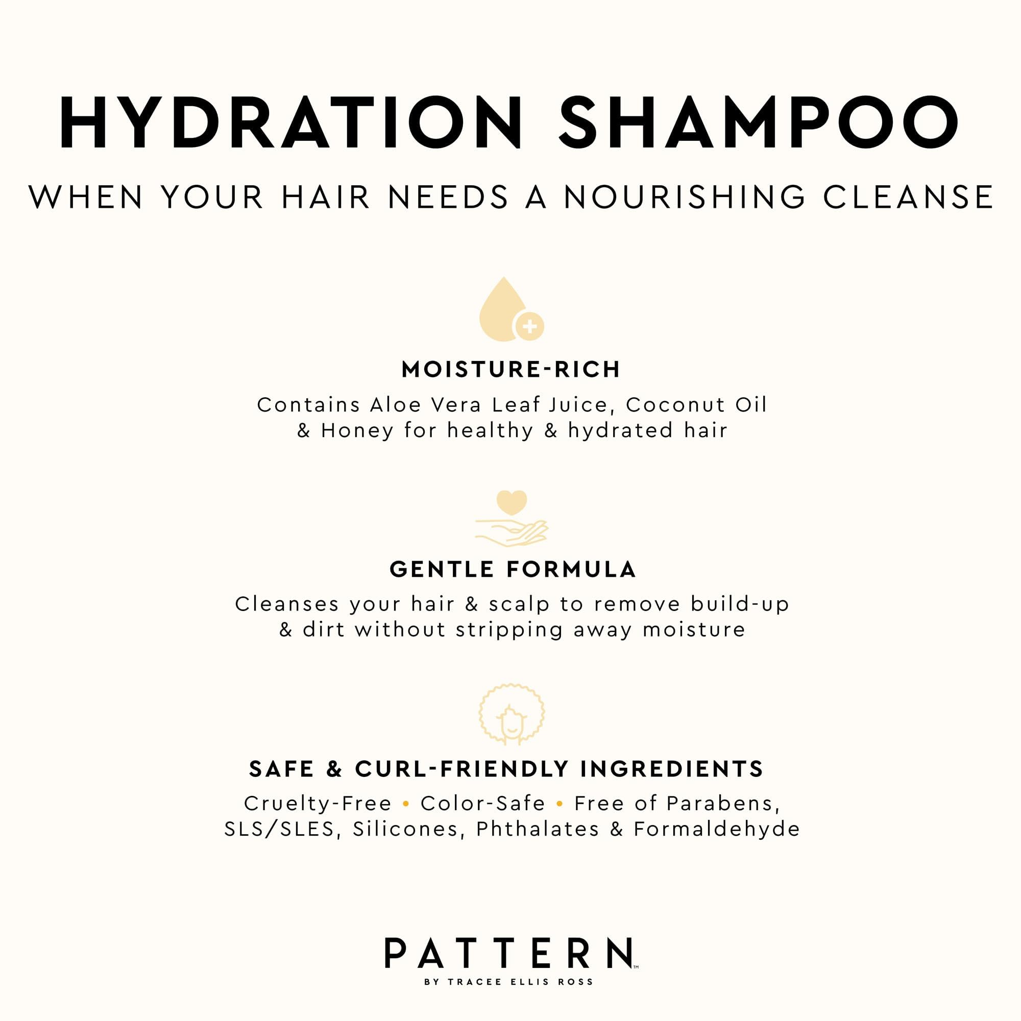 PATTERN Hydration Shampoo allure-winner-2025 badge highlights trusted curls care