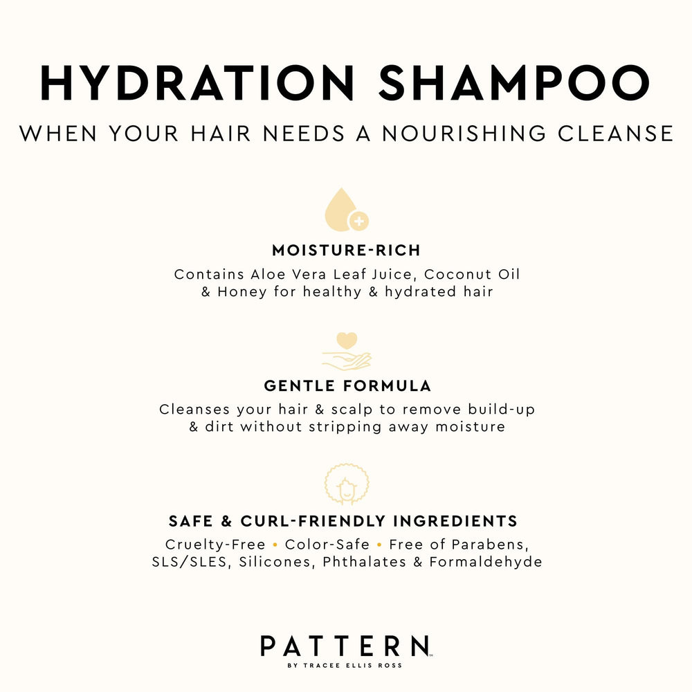 PATTERN Hydration Shampoo allure-winner-2025 badge highlights trusted curls care