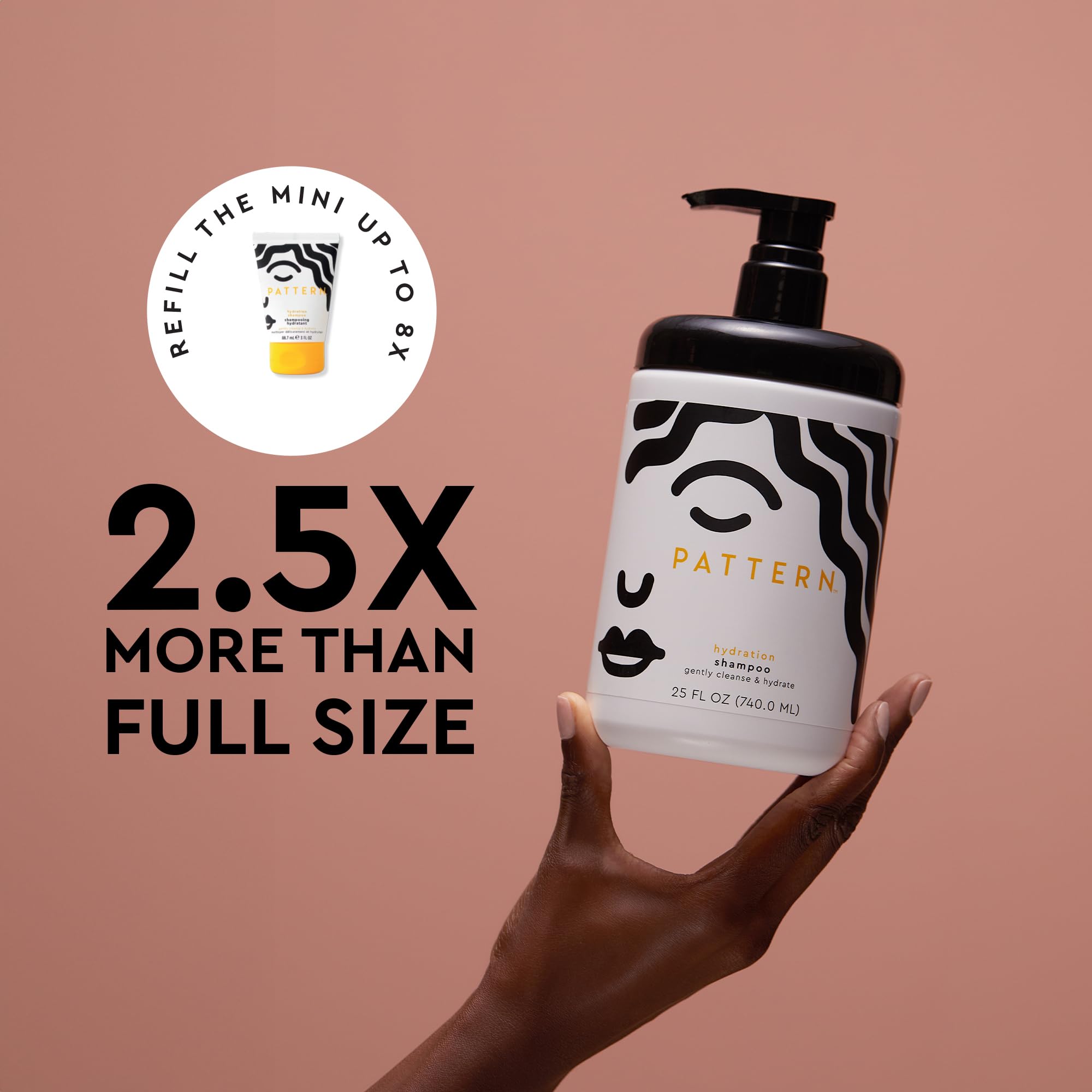 PATTERN Hydration Shampoo daily-routine use image signals versatile hydration