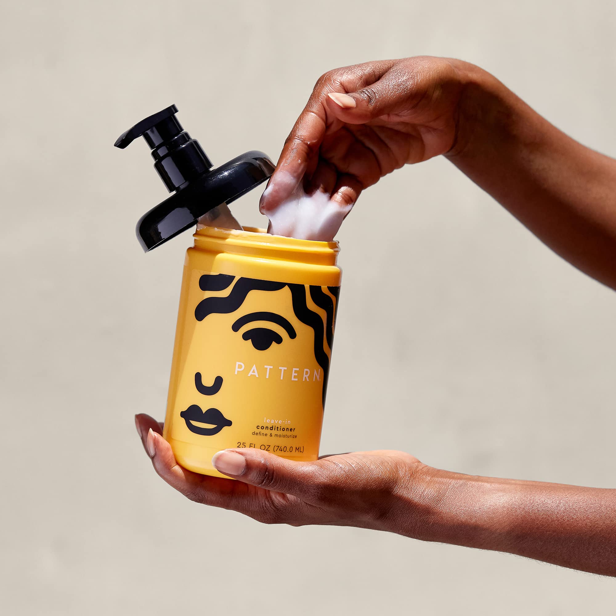 PATTERN Leave-In Conditioner oil blend highlights nourishing ingredients like jojoba and avocado
