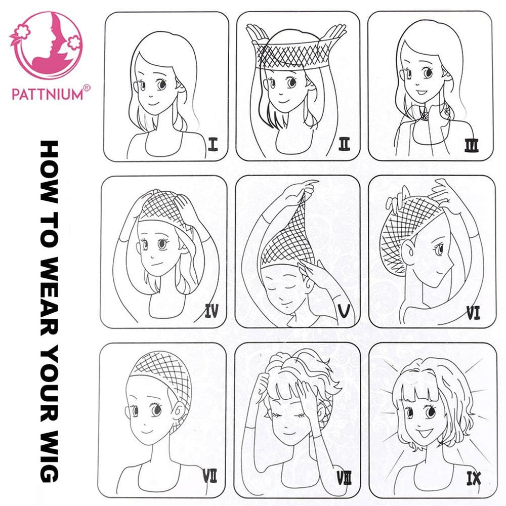 PATTNIUM Kids Purple Braided Wig heat safe up to 150C/302F