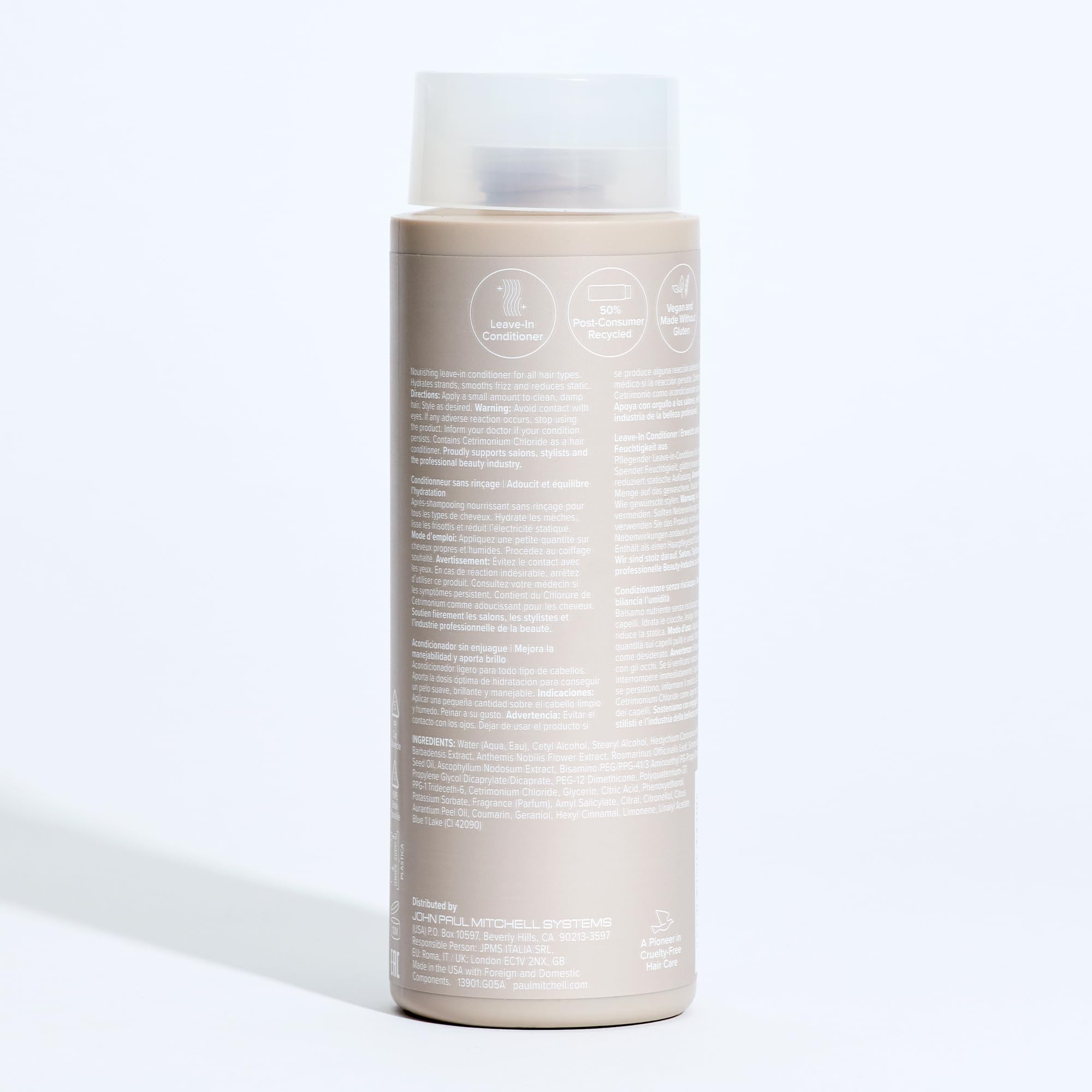 Paul Mitchell The Conditioner for all hair types emphasizes versatile hydration and shine.