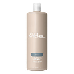 Paul Mitchell Awapuhi Shampoo bottle pour demonstrates a refreshing color-safe cleanse.