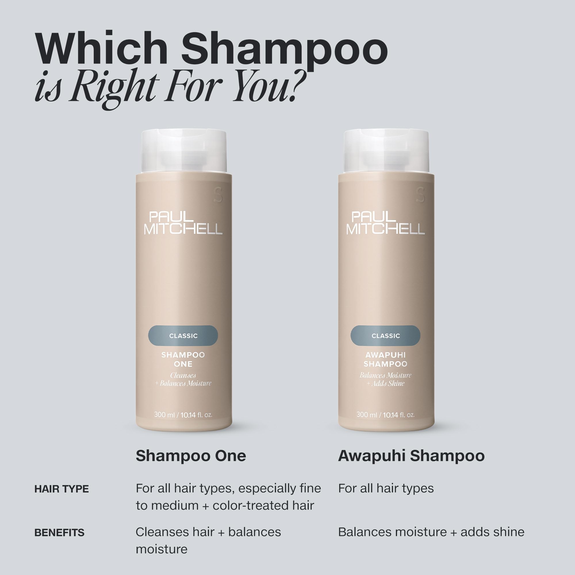 Paul Mitchell Awapuhi Shampoo packaging uses post-consumer recycled materials.