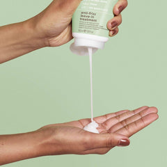 Paul Mitchell Clean Beauty Anti-Frizz Leave-In treatment for textured hair prepares smoother styling.